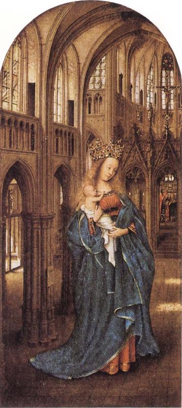 EYCK, Jan van Madonna in a Church oil painting image